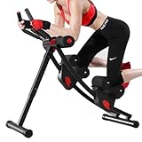 【Contatore elettronico della macchina per modellare i muscoli addominali】: il dispositivo di allenamento è dotato di un contatore elettronico a LED, che può visualizzare il numero di esercizi, il tempo, la velocità, le calorie, valori di misurazione più pratici e più precisi, consentendoti di comprendere meglio la tua salute Puoi modificare il tuo piano di fitness in qualsiasi momento