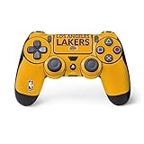 Skinit Decal Gaming Skin Compatible with PS4 Controller - Officially Licensed NBA Los Angeles Lakers Standard - Gold Design
