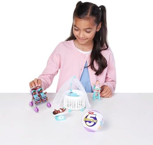 5 Surprise My Mini Baby Series 2 by ZURU, Koleksiyon Gizemli Kapsül, Kız Oyuncağı, Gerçekçi Minyatür Bebek, Oyun Seti ve Aksesuarları (Tek Kapsül) - Görsel 7