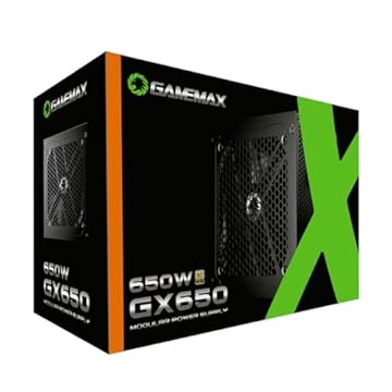 Fonte Modular Gamemax Gx650 650w 80 Plus Gold Preta