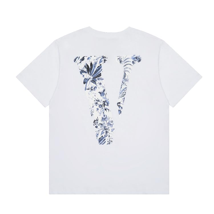 Hip Hop V Shirts for Men Women Fashion Graphic Tees Novelty Crewneck Short Sleeve T Shirt Tops