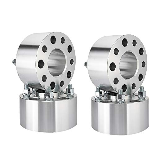 AutoForever 4Pcs Wheel Spacers Compatible with Chevy s10 Corvette 5x4.75 inch 3" 76.2mm Wheel Adapters Compatible with GMC