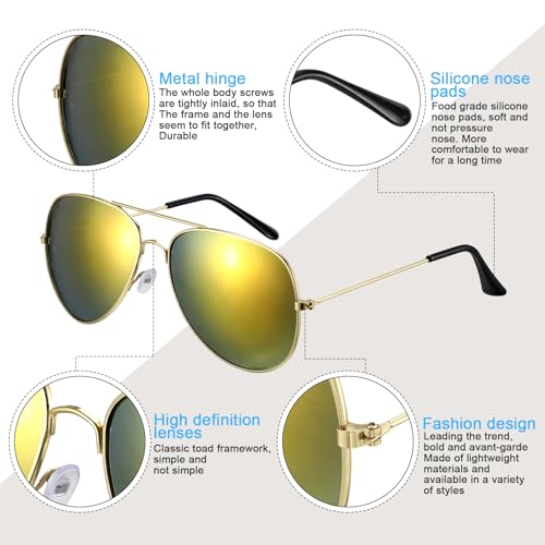 Mepase 36 Pairs Classic Sunglasses for Men Women Driving Sun Glasses Lightweight for UV Protection Fishing Shopping Travel3