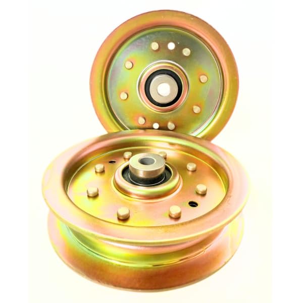 756-04129 Flat Idler Pulley for MTD Cub Cadet RZT 50 L54 42 S50 Troy-Bilt GT54 TB2450 753-08171 756-04129B 756-04129C 2 Pack