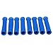 CarBole 8PCS Car 1200 Degree Spark Plug Wire Boots Heat Shield Protector Sleeve Cover fit for SBC BBC 350 454 Blue