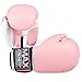 Maxstrength Gants de boxe rose, flasque, 227 g, 340 g, oz, Marteau à panne d'entraînement Formation Mesdames gants pour sac de frappe pour boxe Muay Thai Rex en cuir équipements., 8oz