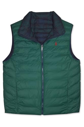 Polo Ralph Lauren Kids Boys Reversible Blackwatch Plaid Puffer Vest,2