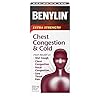BENYLIN Extra Strength Chest Congestion and Cold Syrup, Relieves Wet Cough and Sore Throat Pain, 250mL