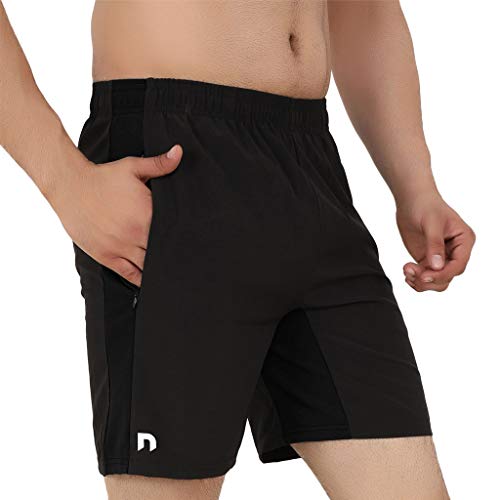 Image of NEVER LOSE Men's Lightweight Performance Training Shorts with Quick-Dry Fabric for Running, Gym and Everyday Workouts