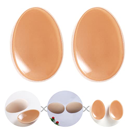 1Pairs Men Adhesive Chest Muscle Pads Fake Muscle Cushion for Lightweight Reusable and Sweat Resistant for Shirts and Summer Activities2