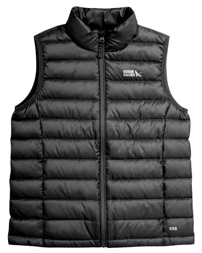 Eddie Bauer Kids' Down Vest - CirrusLite Weather Resistant Quilted Bubble Puffer Vest for Boys and Girls (5-20)2