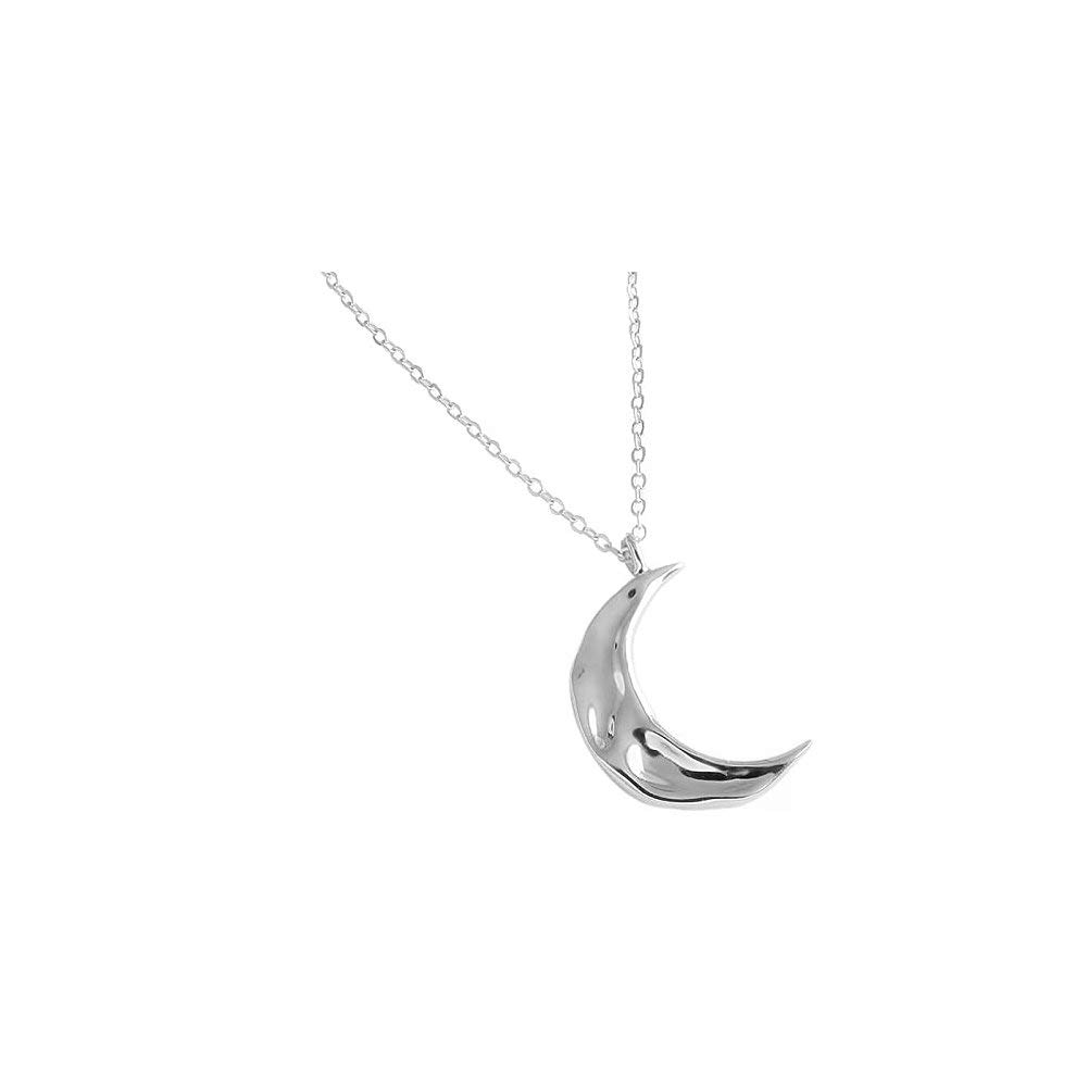 Collana Argento Sterling 925 Con Ciondolo Luna Celtica E Bradipo – Simbolo Di Relax E Eternità, Regalo Per Donne