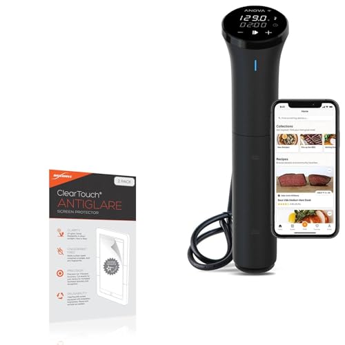 BoxWave Screen Protector Compatible with Anova Culinary Sous Vide Precision Cooker Nano 3.0 - ClearTouch Anti-Glare (2-Pack), Anti-Fingerprint Matte Film Skin
