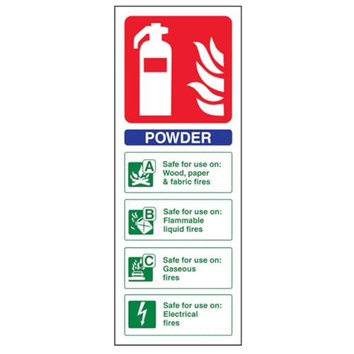 Image of Fire Extinguisher - Powder ID - 75 X 200mm
