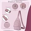 ViEinkaufen 2PCS Sling Chest Bags for Women Men Waterproof Nylon Crossbody Bag Anti-Theft Shoulder Bag Multi-use Backpack Lightweight Storage Chest Bag for Travel Hiking Cycling Outdoor Sports #1