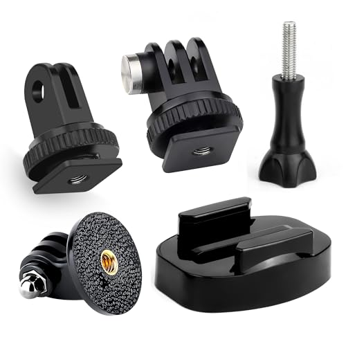 Adaptador de trípode y soporte de liberación rápida con zapata fría para GoPro y DJI Osmo