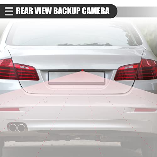 Image of Motoforti Car Rear View Backup Camera, Reversing Camera, for Hyundai Sonata 2011-2014, ABS Metal, 95760-3S100, Black