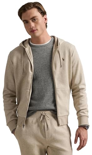 Image of POLO RALPH LAUREN mens Double-knit Full Zip Hoodie