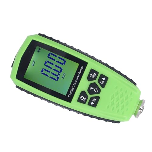 Calibrador digital RZ859 para grosor de pintura, medidor de profundidad de recubrimiento con sonda de alta precisión, cuerpo antideslizante, reconocimiento automático para uso en vehículos y hogar miniatura 5