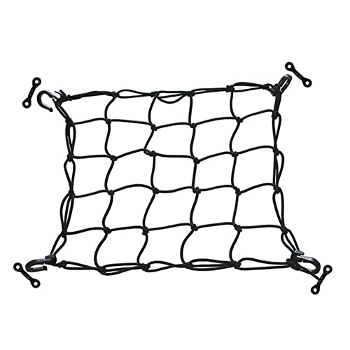 Hopbucan 1pcs Deck Cargo Net avec Arrimage Crochets Kayak Accessoires pour Kayak Stockage Camion Lit Bateau de Pêche