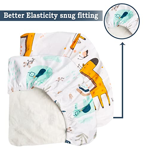 Lilly Belly, Cot Bed Sheets, Pure Comfort 100% Organic Cotton Cot Sheets 140 x 70 Fitted, Ultra-Soft Sheets 140 x 70 Fitted - Image 4