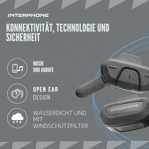INTERPHONE Aerial Dual-Fahrrad-Gegensprechanlage für die Kommunikation zwischen 2 Fahrern bis zu 300 m… – Ansicht 3