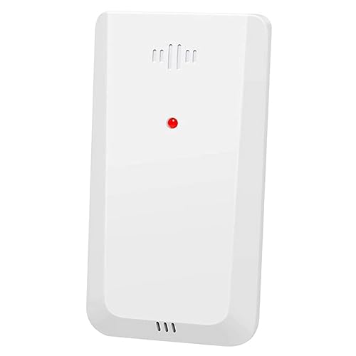 Geevon TX19 Sensor remoto inalámbrico para exteriores para estación meteorológica interior y exterior, reemplazo de termómetro blanco