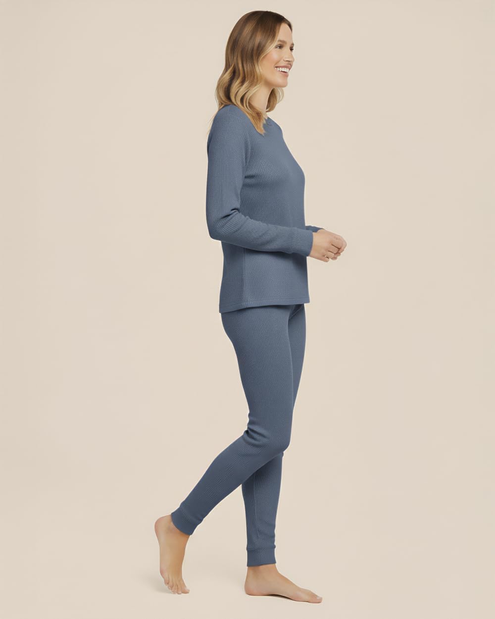 AVAUMA Family Matching Pajamas for Toddlers, Kids, and Adults Stripe Viscose Ribbed - Image 4