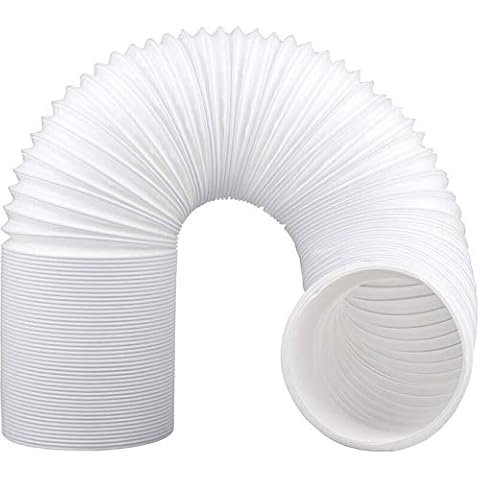 Bysameyee Portable Air Conditioner Hose, 5.9 Inch Diameter 80 Inch Length AC Exhaust Vent Flexible Hose, Anti-Clockwise Thread Air Conditioner Parts Compatible with LG, Delonghi and More Cover