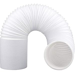Bysameyee Afvoerslang voor airconditioner, draagbaar, verlenging, diameter 15 cm, lengte 200 cm, voor AC-uitlaatopening, flexibel, schroefdraad tegen de klok in, airconditioneronderdelen, compatibel met LG, Delonghi en meer
