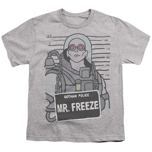 Batman The Mr. Freeze Mugshot Kids T Shirt for Youth Toddler Boys and Girls2