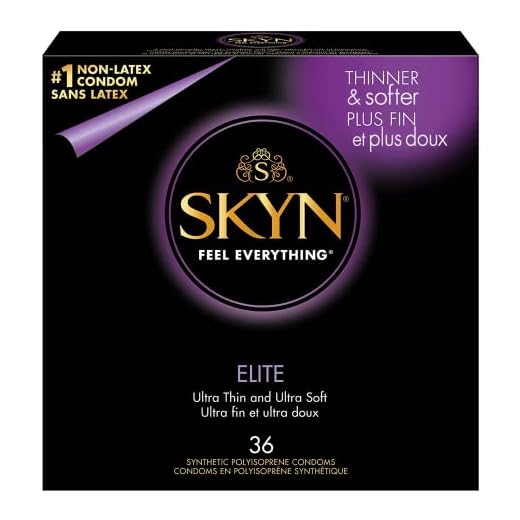 SKYN Elite – 36 Count – Ultra-Thin, Lubricated Latex-Free Condoms