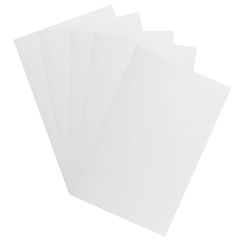 Miniatura 1 de TAODAN Panel hueco de plástico, 5 unidades, 0.787 x 1.181 x 0.012 in, soporte para letrero de césped de patio, hoja de plástico corrugado,