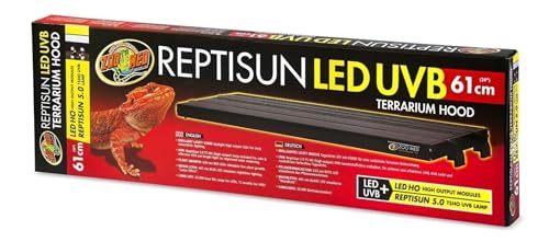 Zoo Med Terrarium Hood LF-70 本体 Reptisun Zoo Med 976817 Reptisun Led Uvb Terrarium Hood, 24