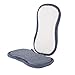 Minky Homecare M Cloth Cleaning Pad - Reusable Dual-Sided Microfiber Scrubber Sponges for Kitchen, Home - Green, Pink & Gray, Pack of 3