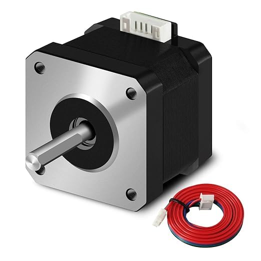 Nema 17 Stepper Motor 42x38 mm, 1.5A, 2 Phase, 4 Wires, 1.8 Degree, 1 Metre Cable for 3D Printers-image-7