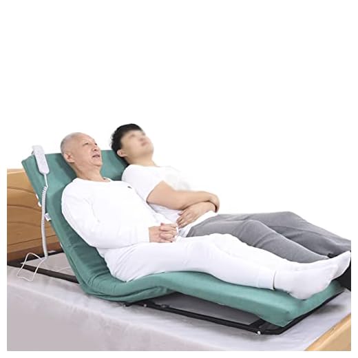 Elektrisk säng Ryggstöd Lyft Fåtölj för äldre, Portabel Justerbar Sit-up Ryggstöd Rostfria stålrör Ryggstöd Sängstöd för ortopediskt nackhuvud Svankstöd Sängkil