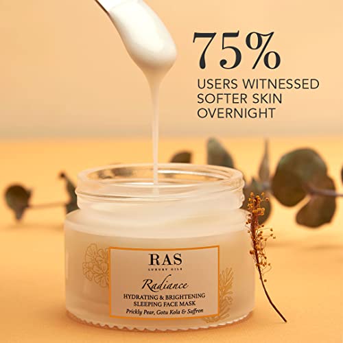 Image of RAS Luxury Oils Radiance Hydrating & Brightening Sleeping Gel Face Mask