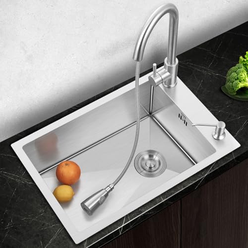Mzqmk ER BEI Edelstahl Küchenspüle 75x40CM