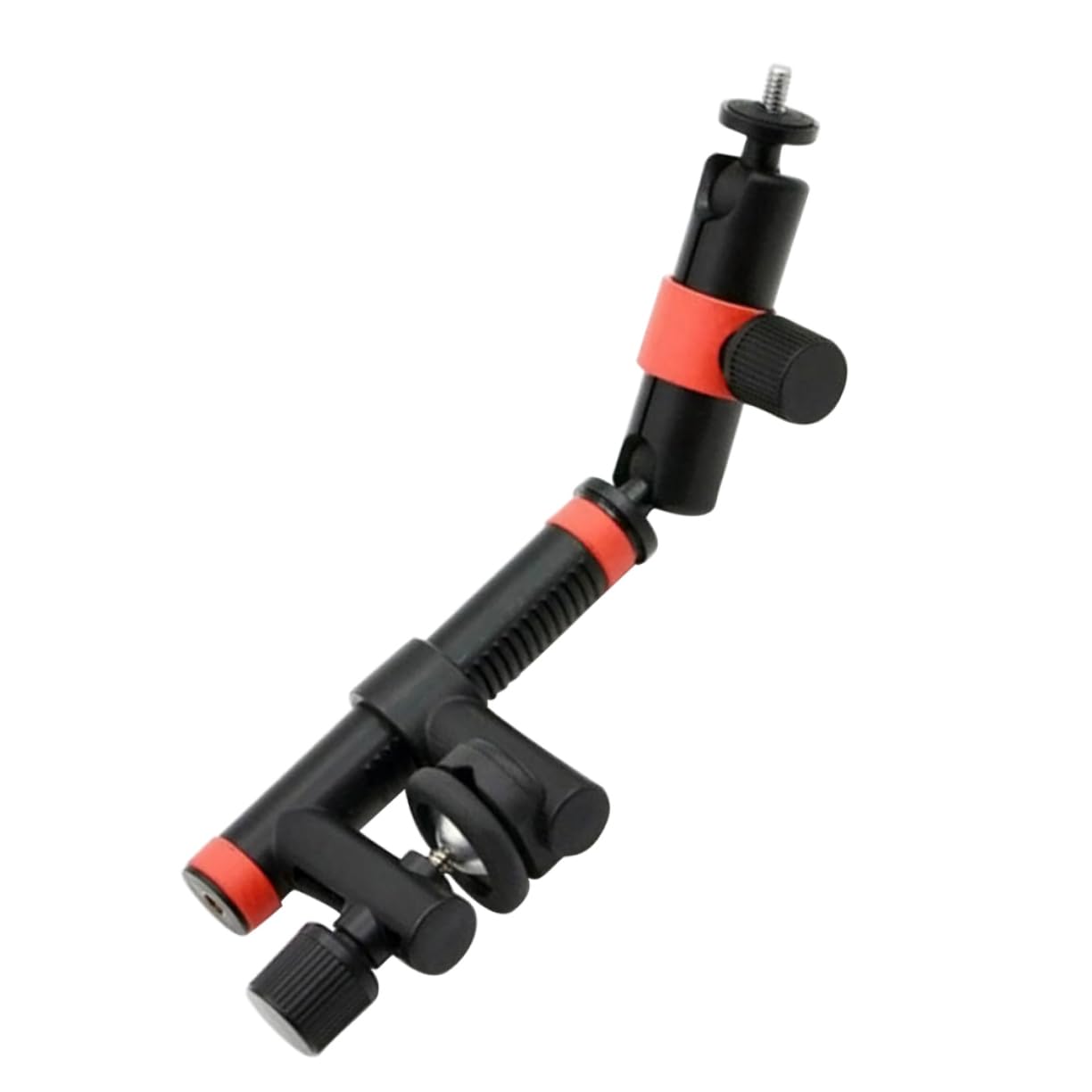 NUOBESTY Supporto per Fotocamera Regolabile Abs Pinza Nera e Rossa Gp383