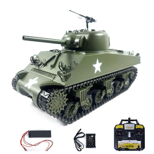 Toucan RC Hobby Mato 100% Metal 1/16 Scale Army Green M4A3 Sherman Infrared Ver RTR RC Tank 1230