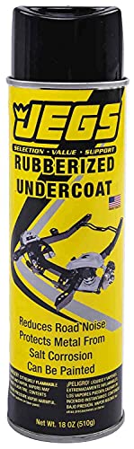 JEGS 72055 Rubberized Undercoating 18 oz. Spray Can Waterproof Paintable