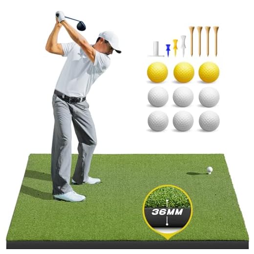 Bltend Thickened 5x4ft Golf Hitting Mat