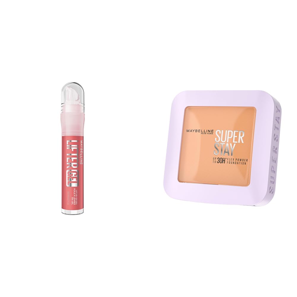 Maybelline New York Lifter Gel Lip Oil In Gel Maybelline New York Super Stay Flex Powder Foundation Compact 228, Full Coverage 30H Full Coverage, Perfect for Oily Skin, Waterproof Sweatproof 9g-image-27