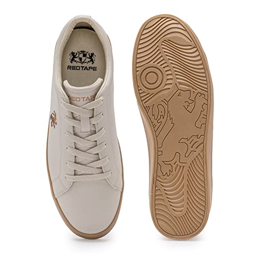 Image of Red Tape Men's Low-Top Casual Sneakers- Lace-Up Sneakers