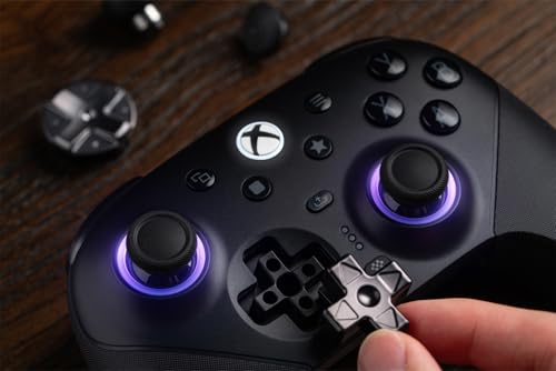Image of 8BitDo Ultimate 3E Wireless Controller for Xbox Series X|S, Xbox One, PC, Android, Apple - 2.4G for Xbox & PC, Swappable Parts, TMR Joysticks, Wireless Charging Dock - Officially Licensed (Gray)