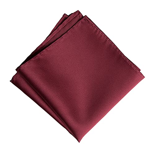 Image of Satin Pocket Square for Men Wedding Handkerchief for Suit Blazer Tuxedo Mens Formal Pocket Square Stylish Party Business Office Groom Accessory Soft Polyester Silk Satin Hanky