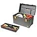 Plano Molding 701 Extra Deep Tool Box, Graphite Gray with Iron Yellow, 22-Inch