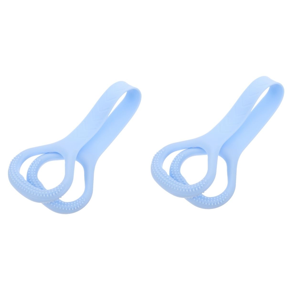 Toyvian Banda elastica di tensione fascia per esercizi bande di resistenza con manici bande di allenamento banda elastica di resistenza al fitness Gel di silice Sky-Blue