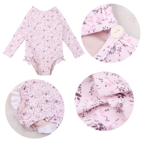Maillot de bain filles UPF50+ de qualité supérieure et doux - 2